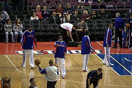 Pistons players warm up.jpg