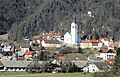 Dorfkirche Mariä Geburt, Kreuzweg und Kapelle auf dem Burghügel