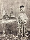 Princess Ying Yaowalak Akkharatchasuda (1851–1886), was the daughter of King Mongkut wearing pha nung and pha biang