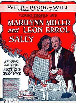 <i>Sally</i> (musical) Musical by Jerome Kern, Clifford Grey and Guy Bolton