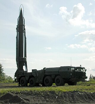 <span class="mw-page-title-main">Scud missile</span> Series of short-range ballistic missiles