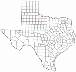 Location of Vernon, Texas