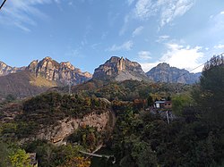 平順縣東寺頭鄉太行山景區風光