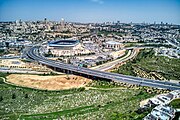 Near Teddy Stadium and above Jaffa–Jerusalem railway