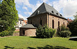 Romanesque Worms Synagogue from the 11th century with Gothic windows (after 1355)