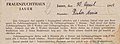Briefkopf eines Briefes von Maria Fischer aus dem Frauenzuchthaus Jauer, geschrieben auf einem Vordruck des Zuchthaus-Briefpapiers, 30. April 1944
