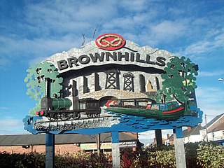 <span class="mw-page-title-main">Brownhills</span> Town in West Midlands, England