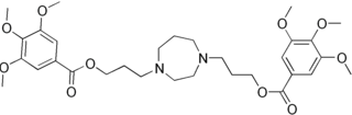 <span class="mw-page-title-main">Dilazep</span> Chemical compound