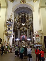 Interiören i Sankt Görans katedral i Lviv, Ukraina.