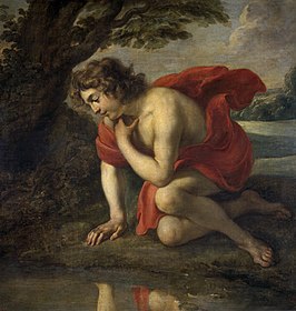 Narcissus door Jan Cossiers, 17e eeuw