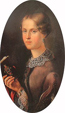 Portrait of Josipina Konstancija Ana Urbančič by Henrika Langus