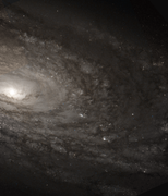 Gros plan de M88 par télescope spatial Hubble.