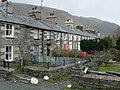 Terraced housing built for quarry workers (Rhiw Bach Terrace).