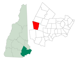 Location in Rockingham County, New Hampshire