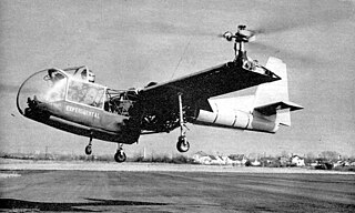 <span class="mw-page-title-main">Transcendental Model 1-G</span> 1950s American prototype tiltrotor aircraft