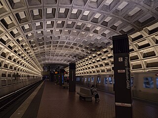 <span class="mw-page-title-main">Foggy Bottom–GWU station</span> Washington Metro station