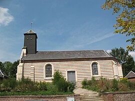 The church in Montigny-sur-l'Hallue