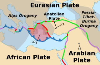 <span class="mw-page-title-main">Aegean Sea plate</span> A small tectonic plate in the eastern Mediterranean Sea