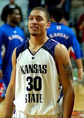 Michael Beasley, before the 2008 Sunflower Showdown Beasley kstate.JPG