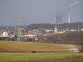 Stadtkern von Castrop, von Westen aus gesehen