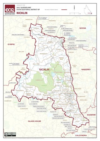 <span class="mw-page-title-main">Electoral district of Nicklin</span> State electoral district of Queensland, Australia