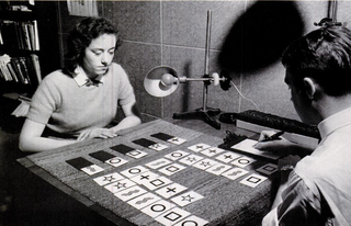 <span class="mw-page-title-main">Zener cards</span> Cards used to test a subjects level of extra sensory perception