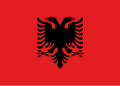 Flag of Albania (1992-2002)