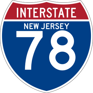 <span class="mw-page-title-main">Interstate 78 in New Jersey</span> Highway in New Jersey