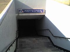 Metro Panteones Entrance.jpg