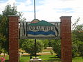 Entrance sign