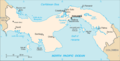 Image 1Panama's location between the Pacific (bottom) and the Caribbean Sea (top) (from History of Panama)