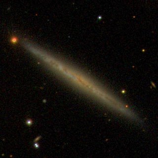 <span class="mw-page-title-main">NGC 4222</span> Edge-on spiral galaxy in the constellation Coma Berenices