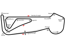 Tracciato di Circuito di Snetterton