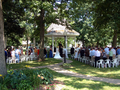 A July 2007 wedding at the town's gazebo