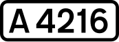 UK road A4216.svg