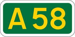 <span class="mw-page-title-main">A58 road</span> Major road in northern England