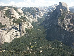 Yosemite Valley and Tenaya Canyon