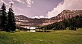 Dead Horse Peak (left), Allsop Lake, Yard Peak (right)