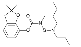 <span class="mw-page-title-main">Carbosulfan</span> Chemical compound