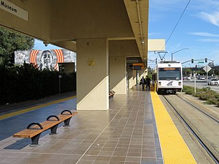 <span class="mw-page-title-main">Children's Discovery Museum station</span> VTA light rail station in San Jose, California