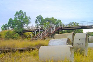 <span class="mw-page-title-main">Dunheved railway station</span> Former railway station in Sydney, Australia