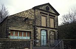 Shaw Lodge Mill engine house and boiler house