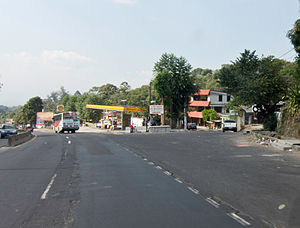 The entrance to Colón via the Pan-American Highway