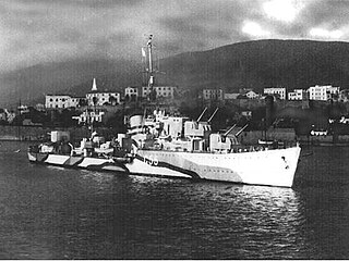 HMS <i>Lightning</i> (G55) L-class destroyer of the Royal Navy