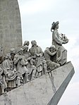 Monument över portugisiska upptäcktsresande i Lissabon, Portugal