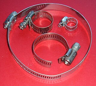 <span class="mw-page-title-main">Hose clamp</span>