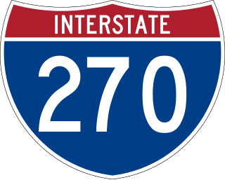 <span class="mw-page-title-main">Interstate 270 (Maryland)</span> Highway in Maryland