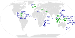 <span class="mw-page-title-main">Island country</span> State whose primary territory consists of one or more islands or a part of an island