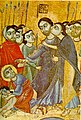 Kiss of Judas Iscariot, anonymous painting of the 12th century, Uffizi Gallery, Florence