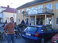 Mapping weekend participants stop for coffee in Målilla. User Eriso.